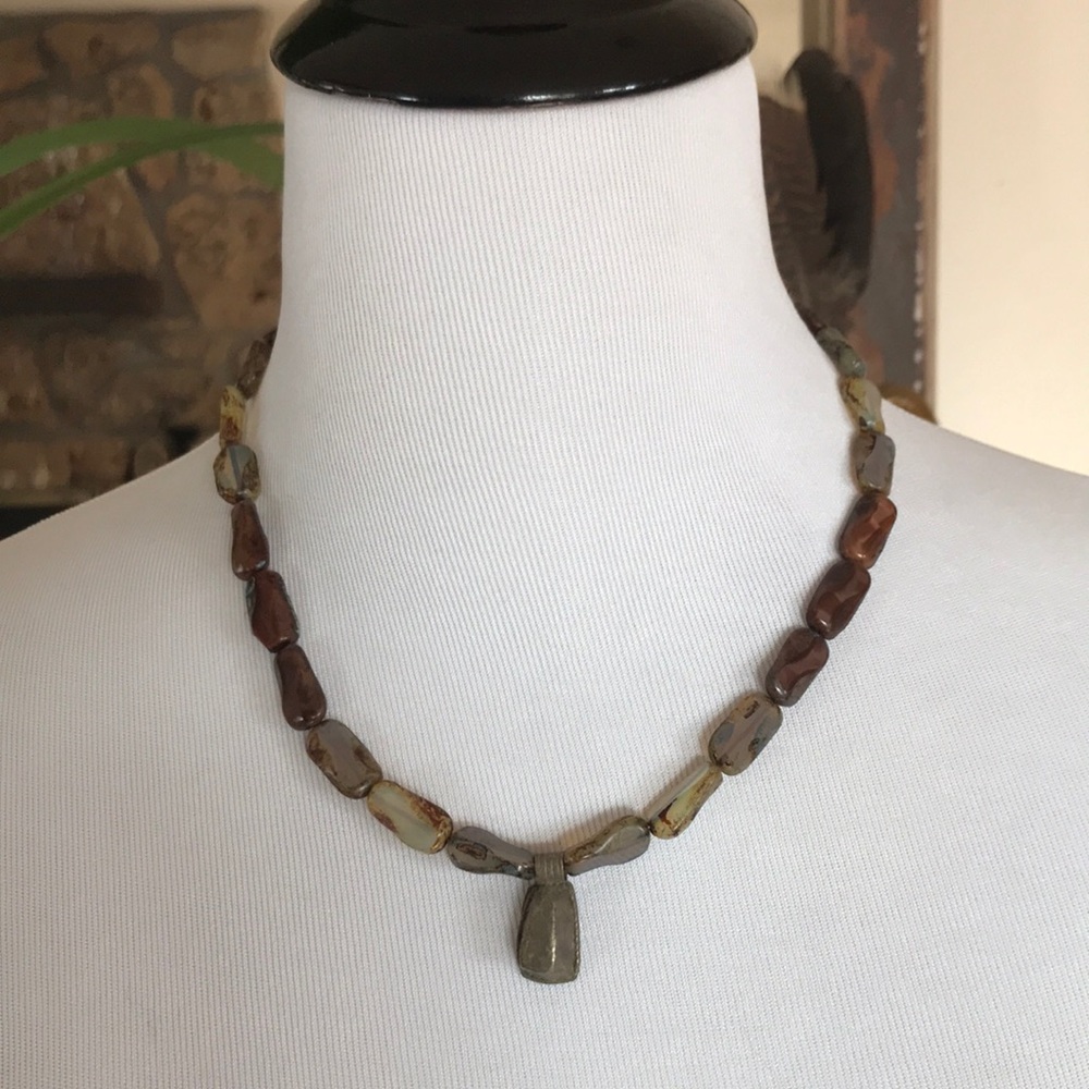 Czech Glass Bead Necklace